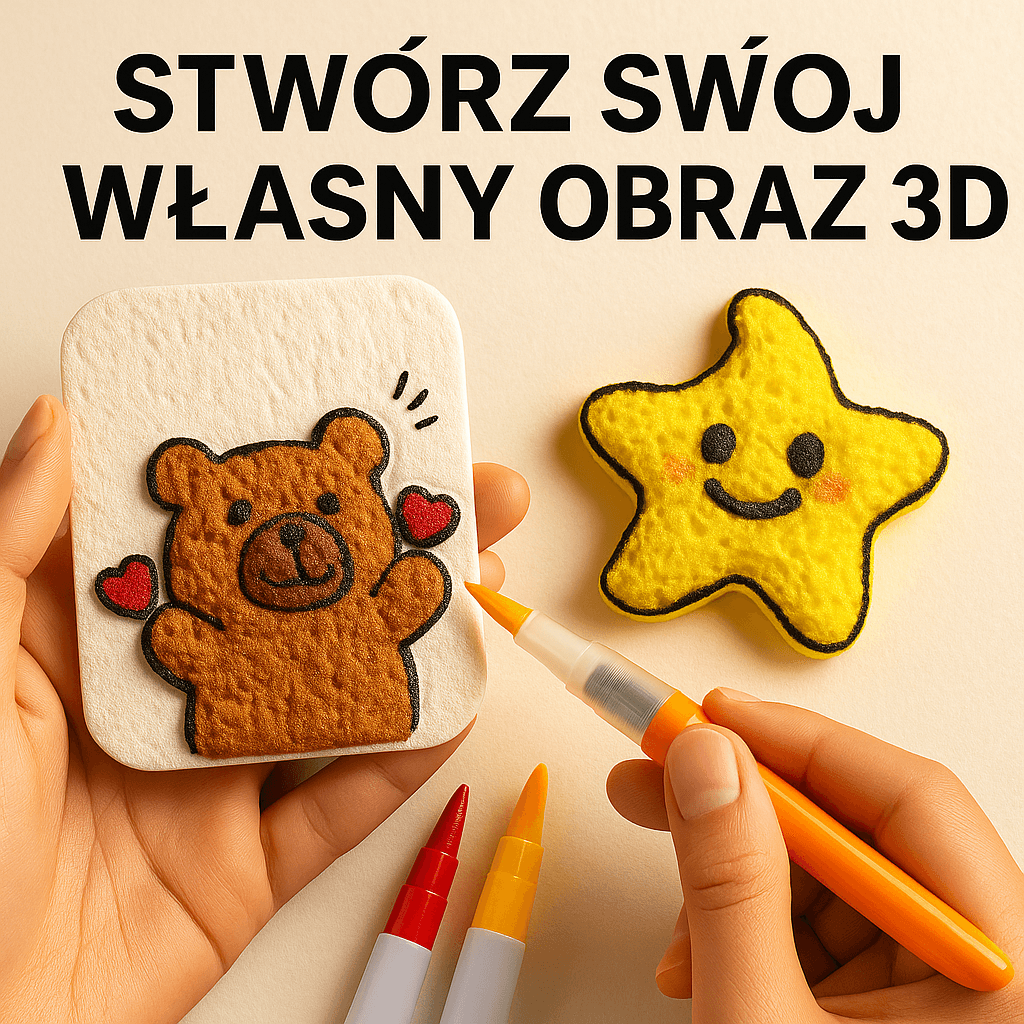 FigloPuch 3D - kreatywny zestaw do malowania (dla dzieci)